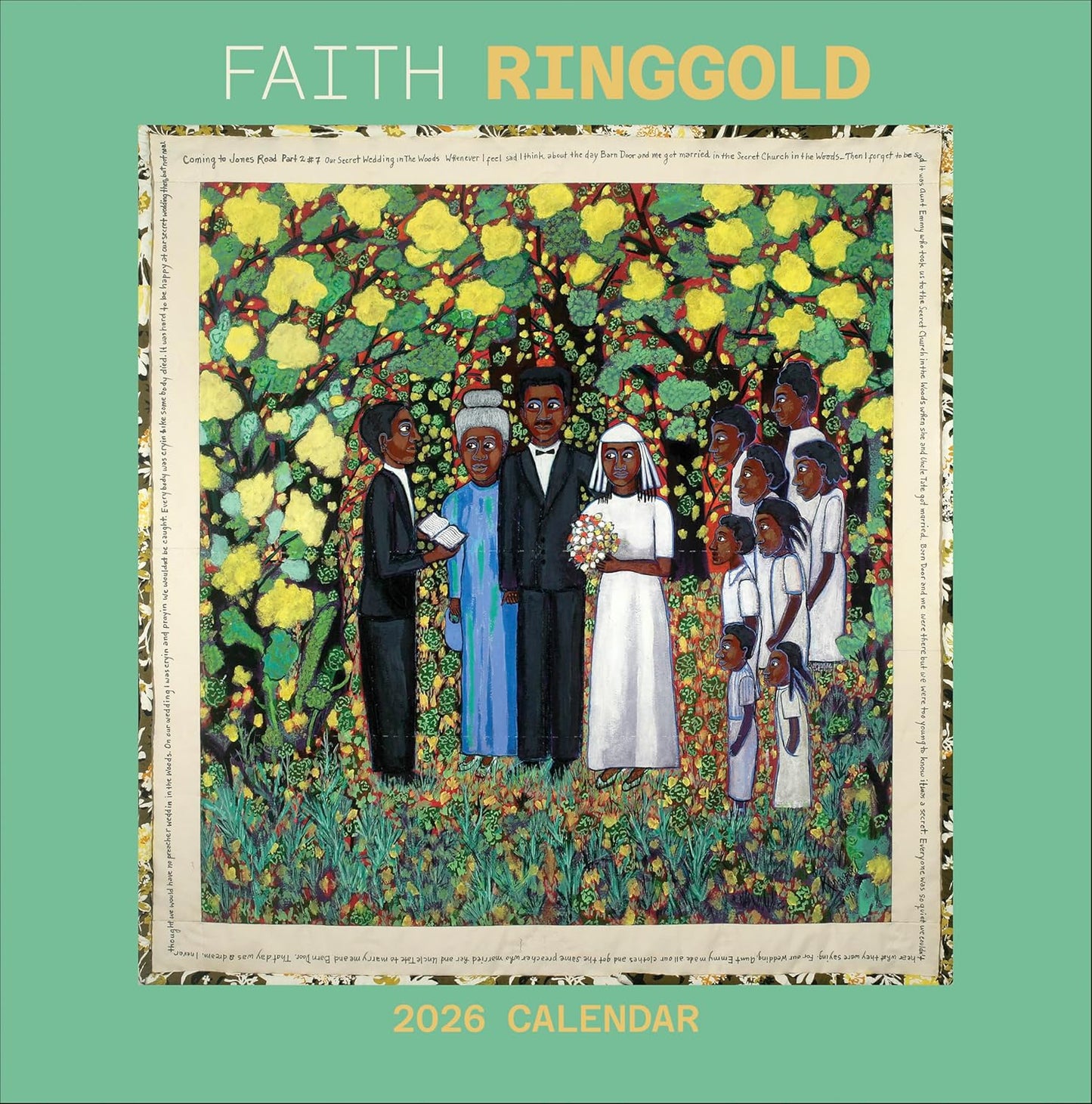 Faith Ringgold 2026 Wall Calendar // (Pre-Order, July 15 2025)