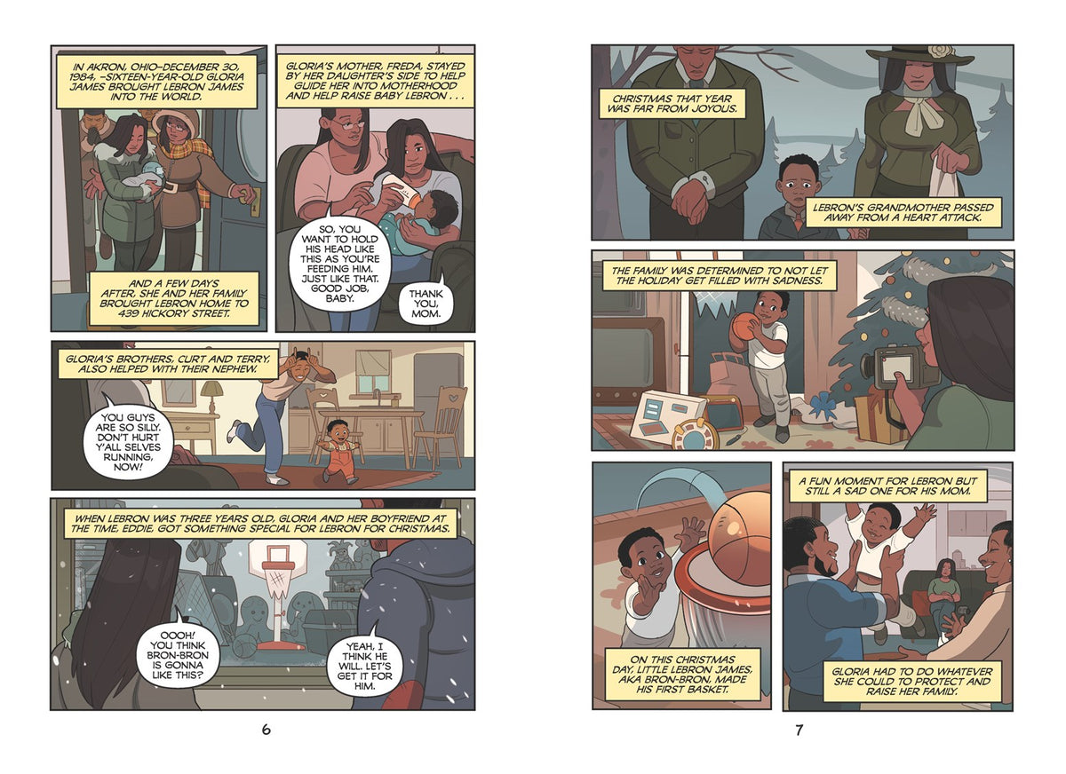 Sports Superstars // King James (Lebron James Graphic Novel Biography) (Pre-order, Feb 2 2027)
