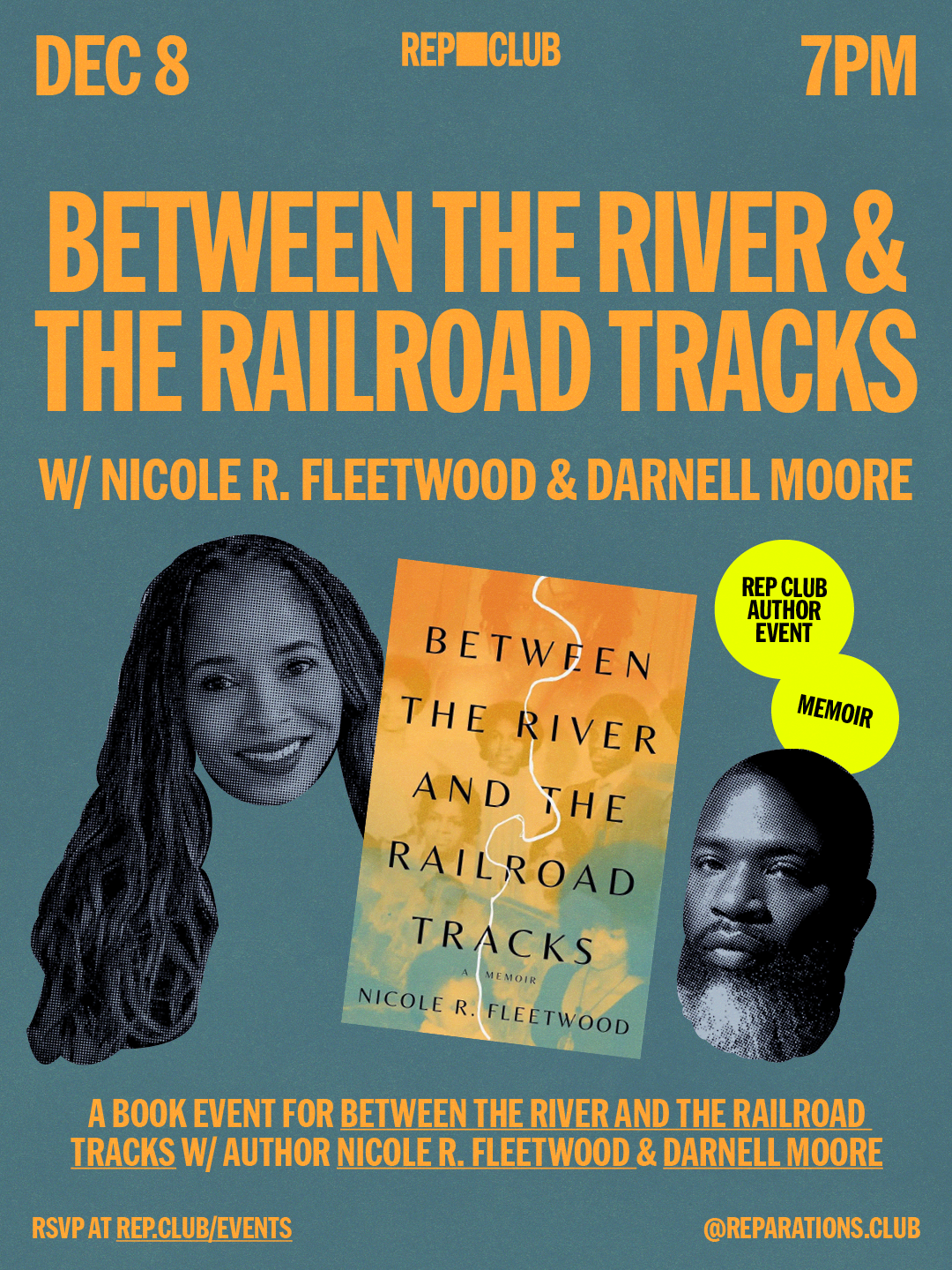 Dec 8th EVENT: Nicole R. Fleetwood & Darnell Moore