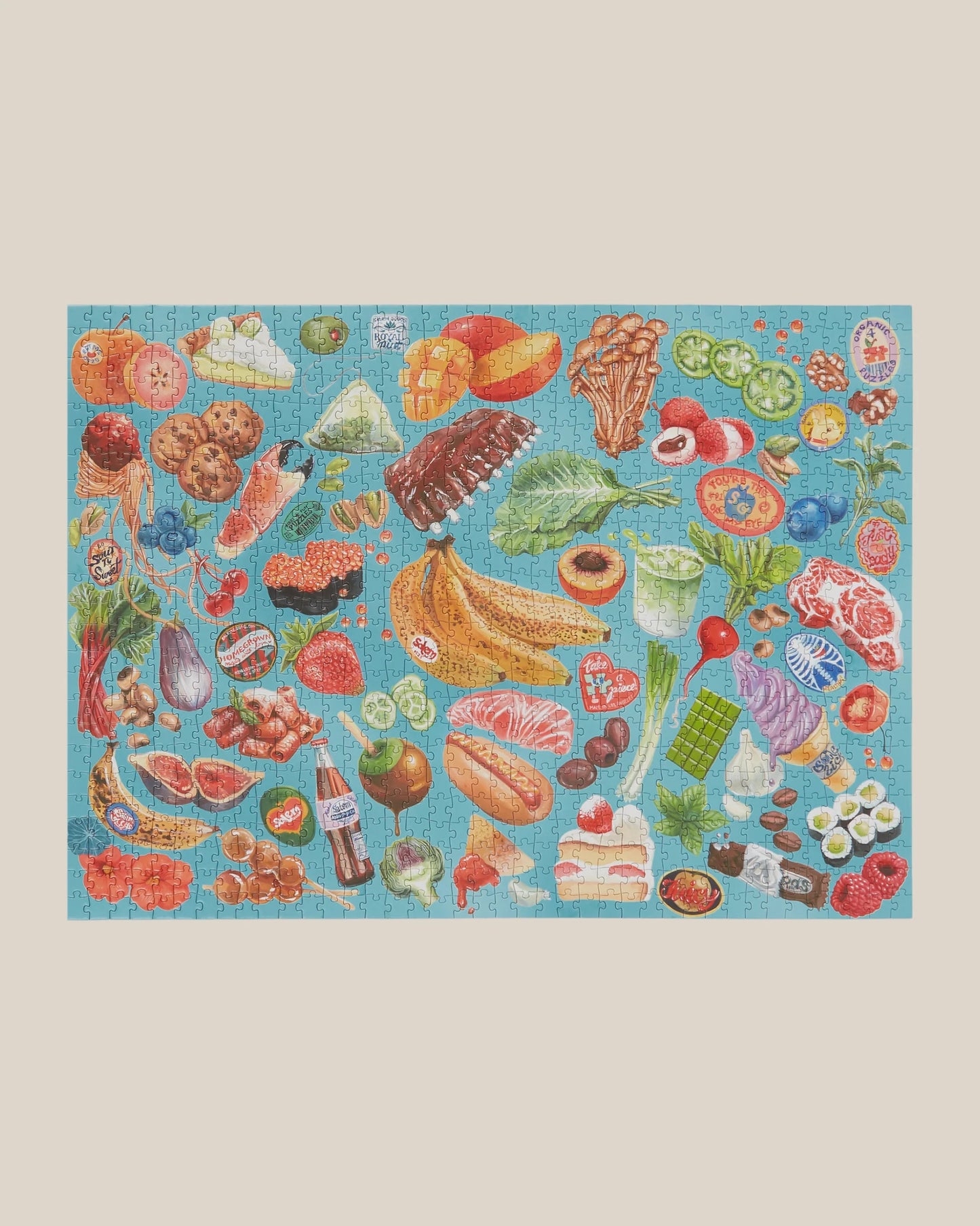 Food Fight // 1000 Piece Puzzle