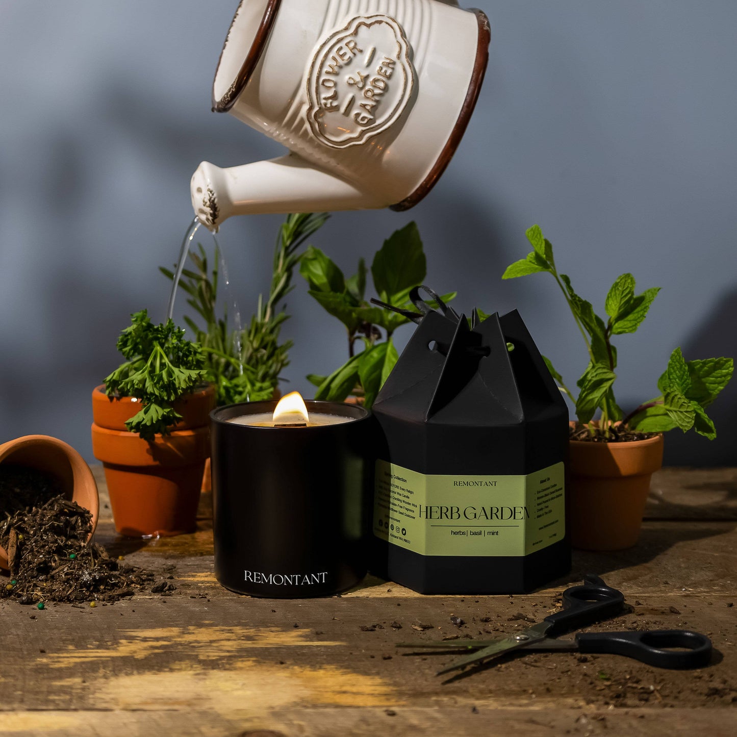 Herb Garden  | Crackling Wooden Wick Candle