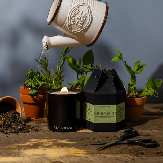 Herb Garden  | Crackling Wooden Wick Candle