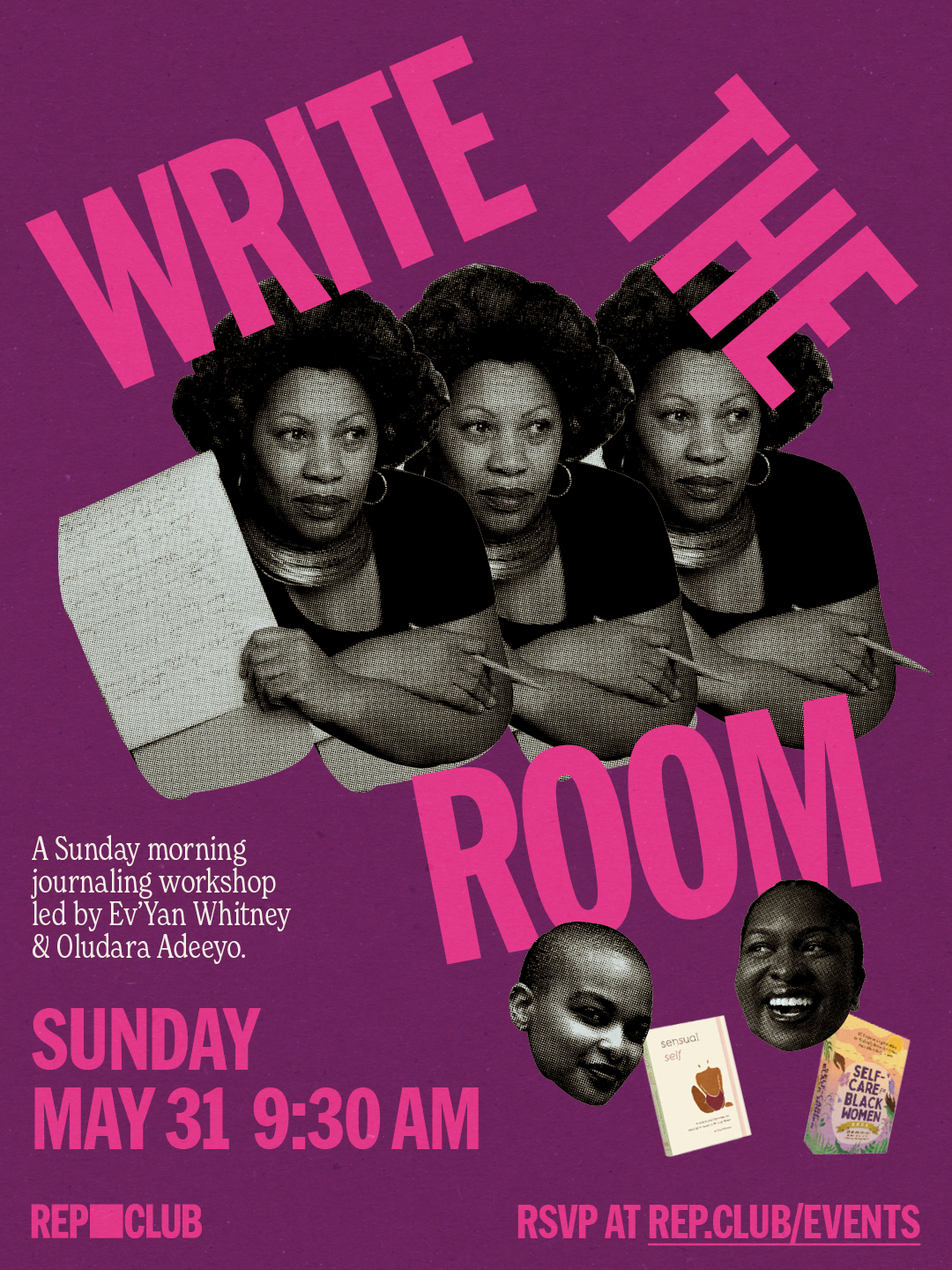 May 31st: Write The Room w/ Ev'Yan Whitney & Oludara Adeeyo