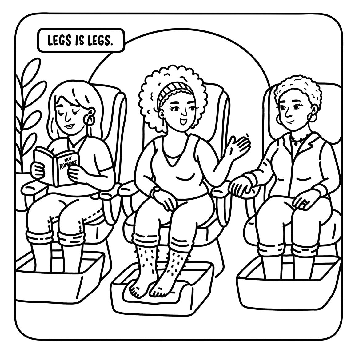 The We Do Not Care Club Coloring Book
