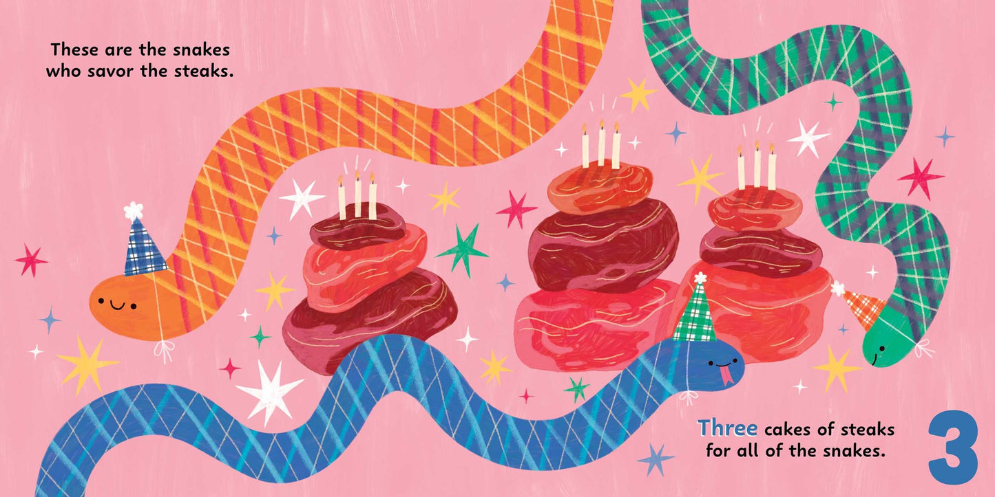 Oodles of Noodles (A Counting Word Play Board Book for Toddlers)