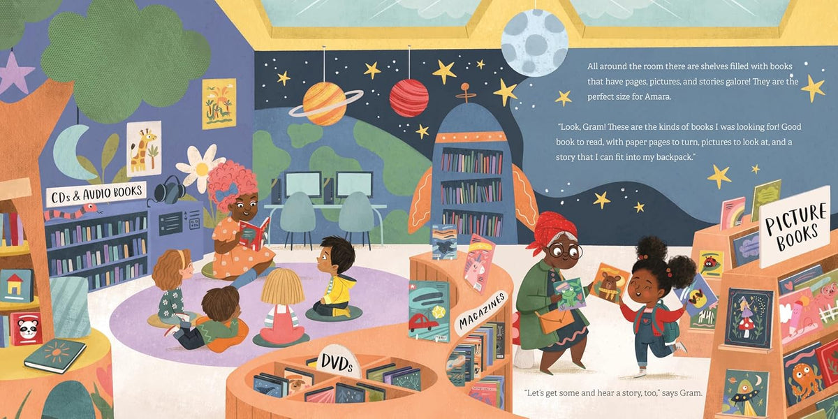 Amara Visits the Library