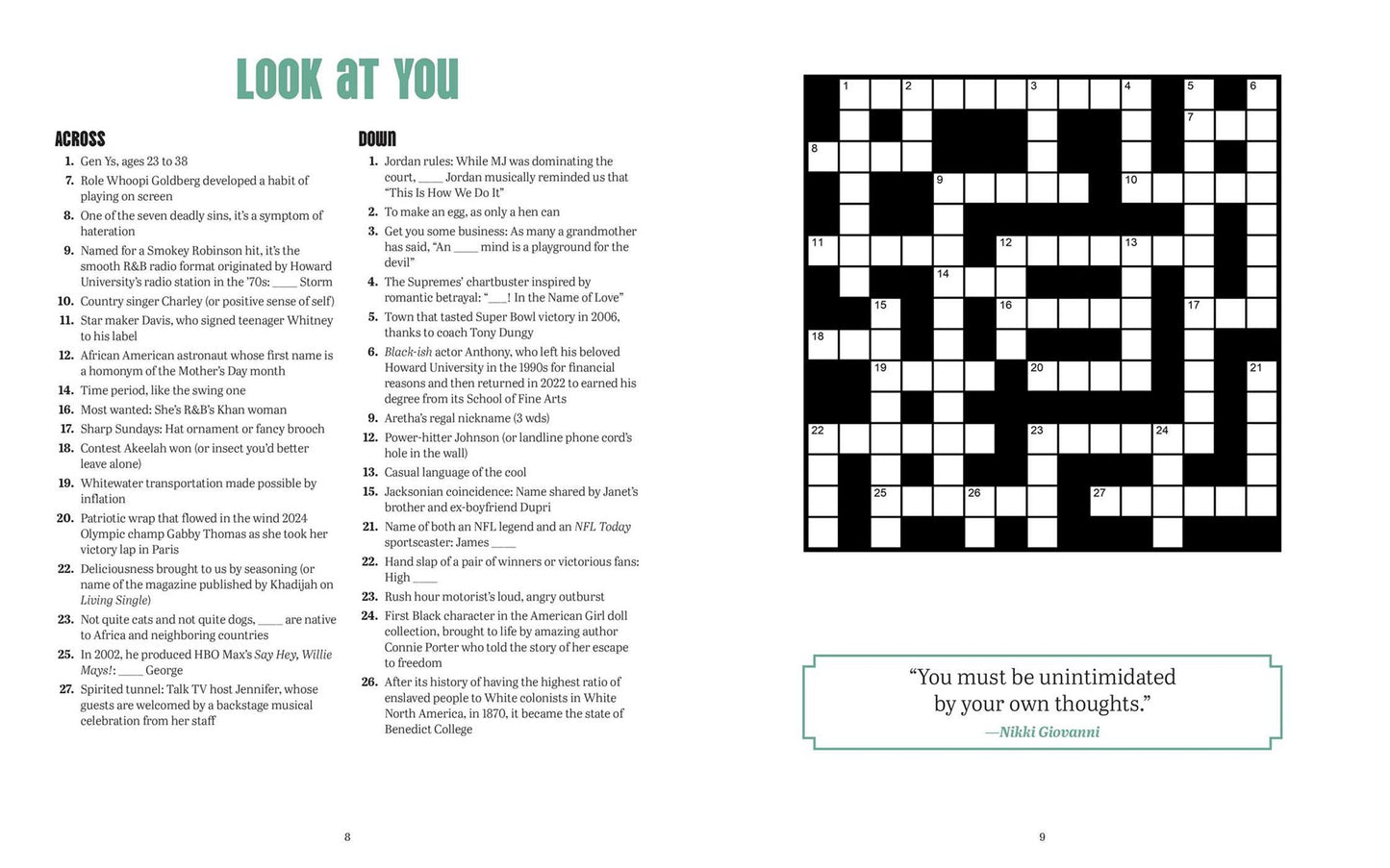 Blackcrosswords 2 // In Our Own Words