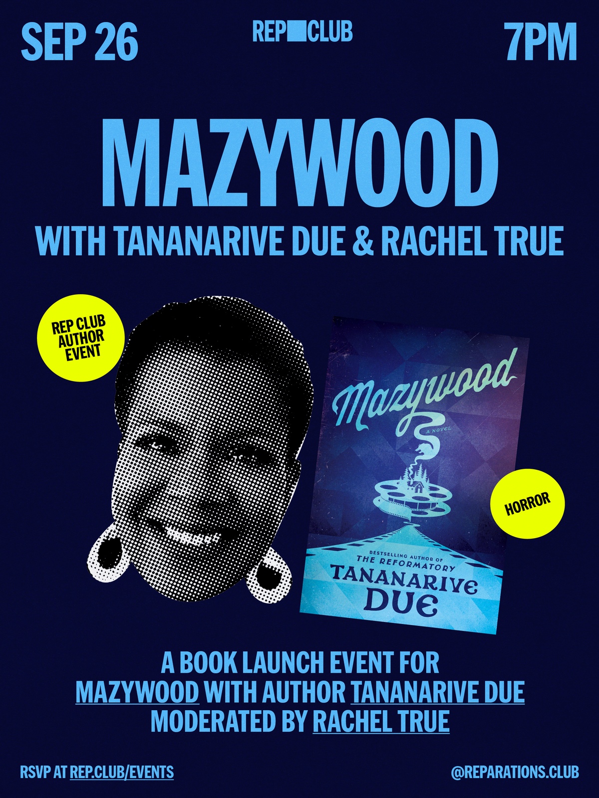 Sept 26th EVENT: Mazywood w/ Tananarive Due & Rachel True