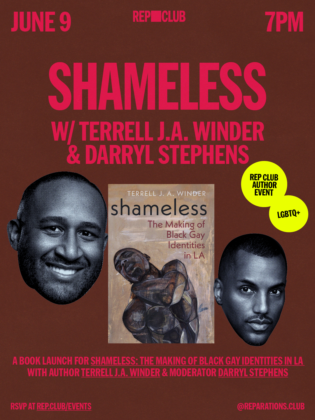 June 9th EVENT: Shameless w/ Terrell J.A. Winder & Darryl Stephens