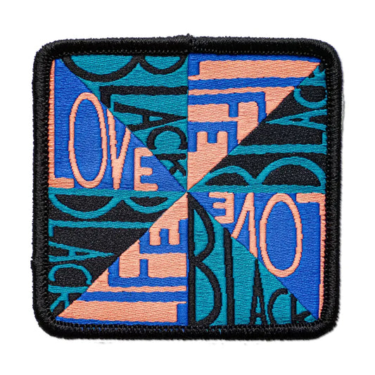 Black Light Series #6: Love Black Life // Faith Ringgold - Iron-On Patch